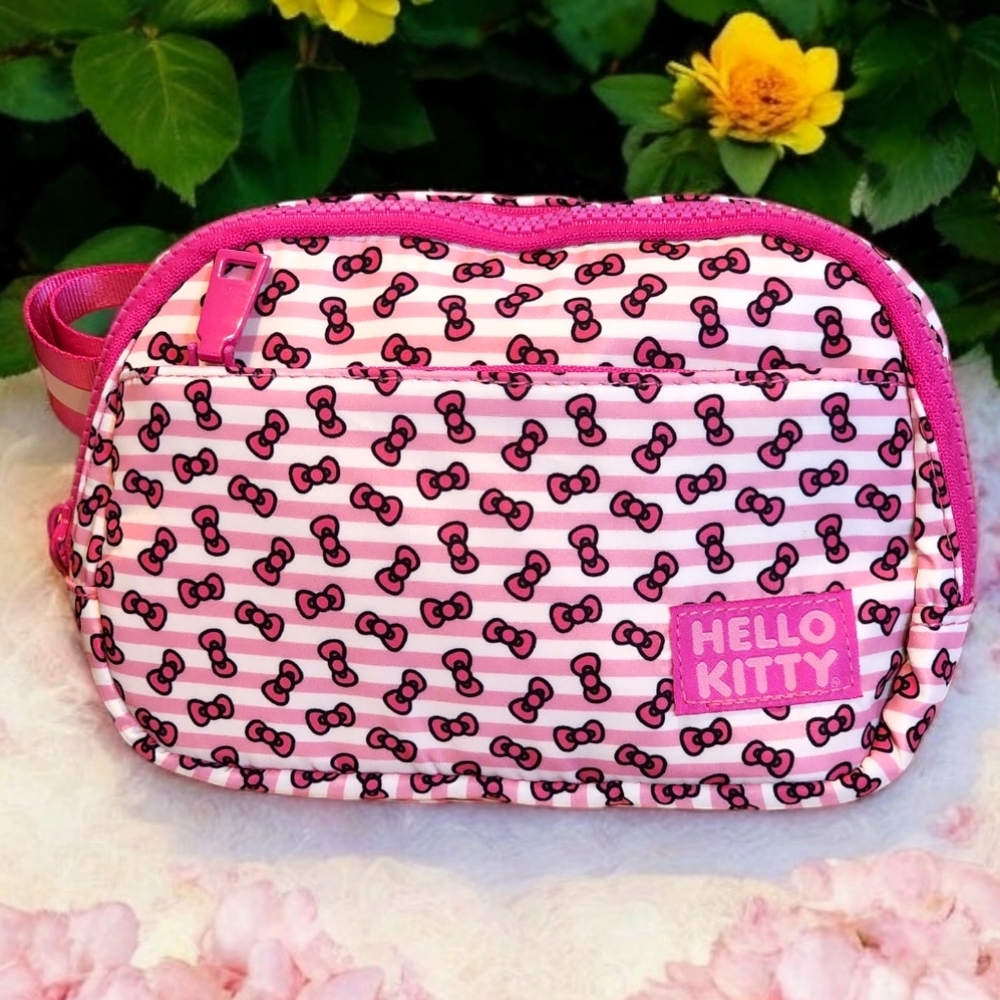 Sanrio Hello Kitty Pink Bow Adjustable Crossbody/Shoulder Bag NWOT